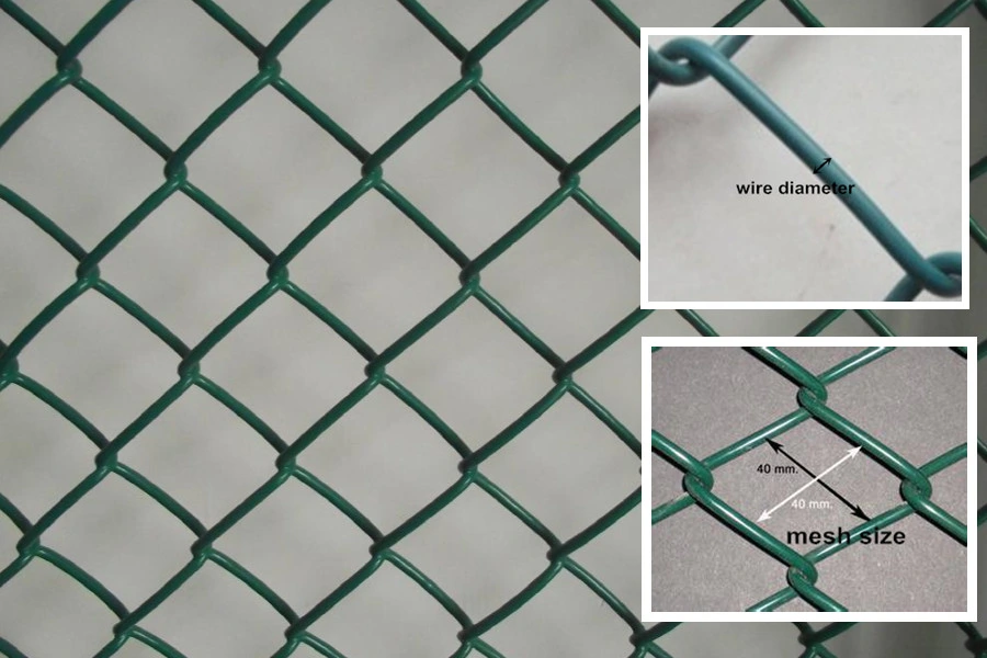 3.0mm Galvanized Chain Link Fence Diamond Mesh Fence in Good Price