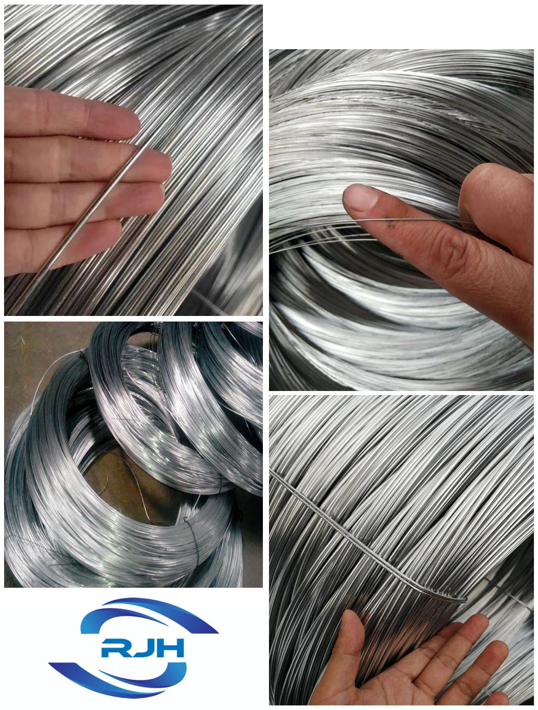 Factory Supply Zinc Coated Hot Dipped Galvanized Rod Carbon Galvanized Steel Wire